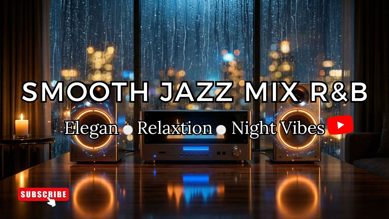 Smooth Jazz & Soulful R&B Lounge ☕ Cozy Cafe Ambience for Relax, Study & Focus