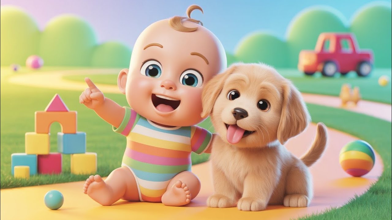 Good Habits for Kids 👶🚜🐶 | Fun Cartoon Story with Baby & Animals | Kids Learning Video