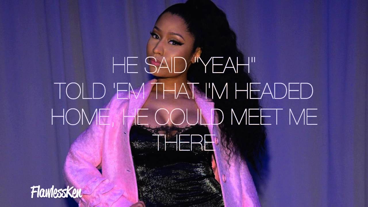Nicki Minaj - Down In The DM [remix] (Verse - Lyrics Video)
