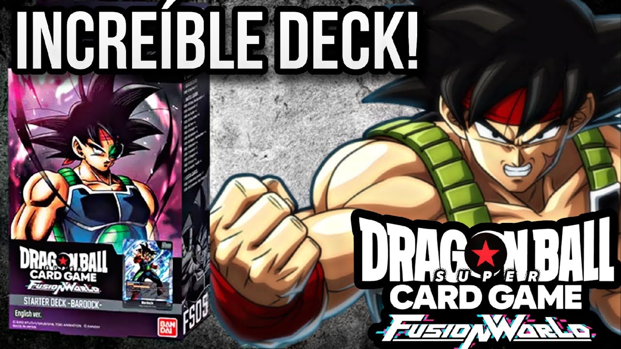 NUEVO DECK DE BARDOCK! LA MEJOR FORMA DE COMENZAR A JUGAR DRAGON BALL FUSION WORLD!