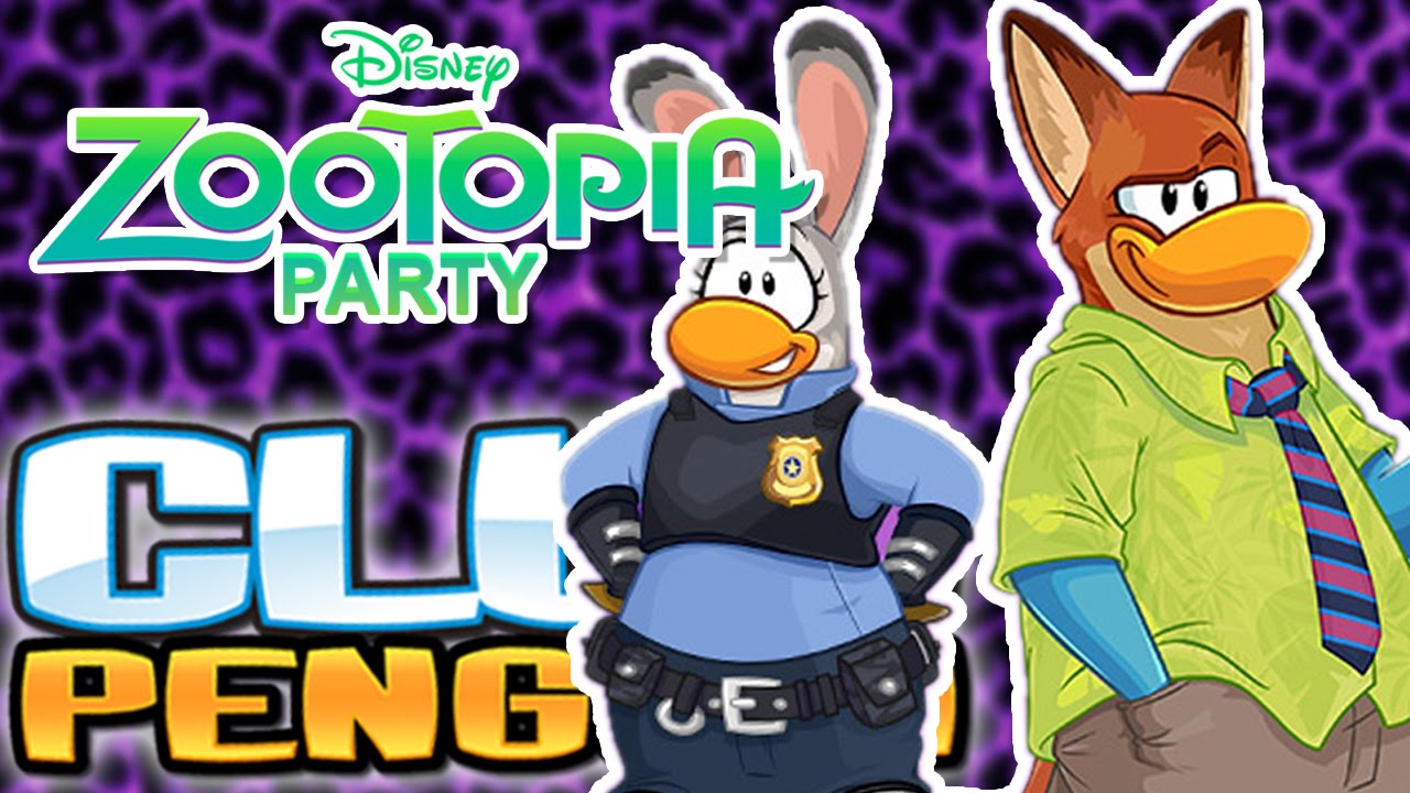 Disney Zootopia Party (Part 1) w/ Sqaishey! | Club Penguin