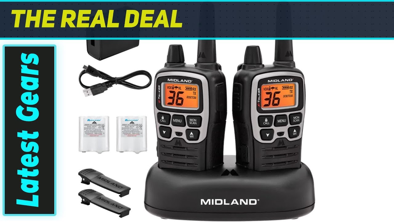 Midland T71VP3 X-TALKER: The Ultimate Long-Range Walkie Talkie for Any Adventure!