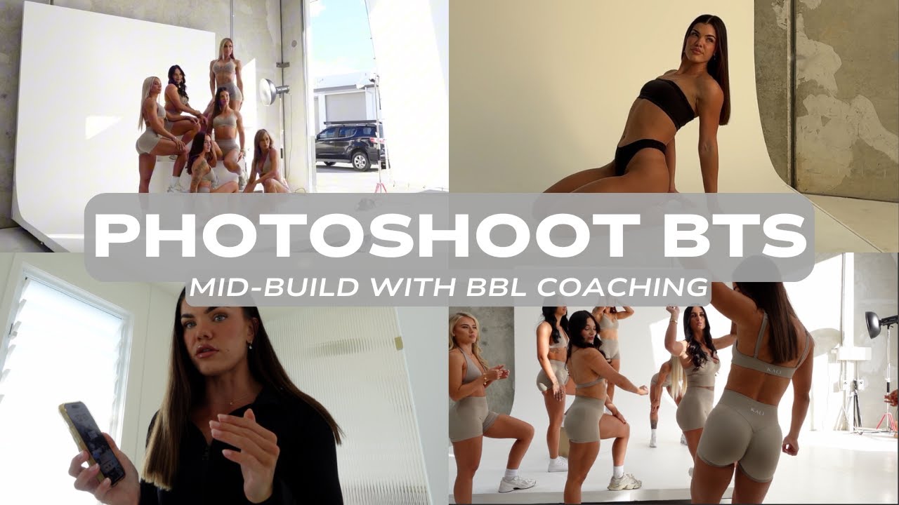 Photoshoot BTS with BBL Coaching | GRWM + Owning It in My Build Phase