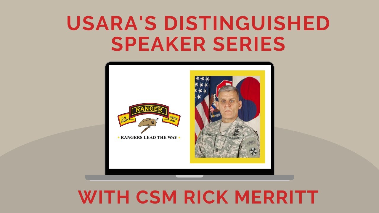 USARA's Distinguished Speaker Series: Command Sergeant Major Richard 