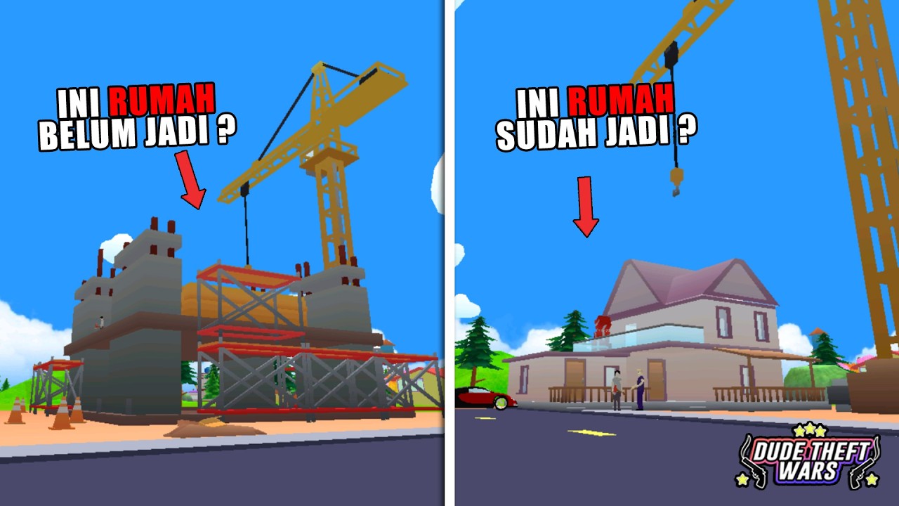 [ AKHIRNYA ] RUMAH BARU CHAD SUDAH JADI🪓‼️DUDE THEFT WARS