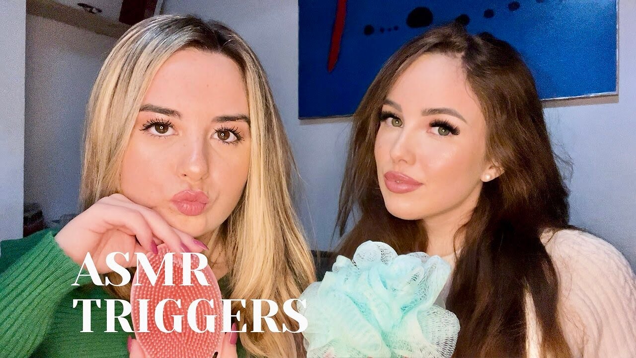 ASMR Triggers with my Bestfriend  | No Talking | Blue siesta