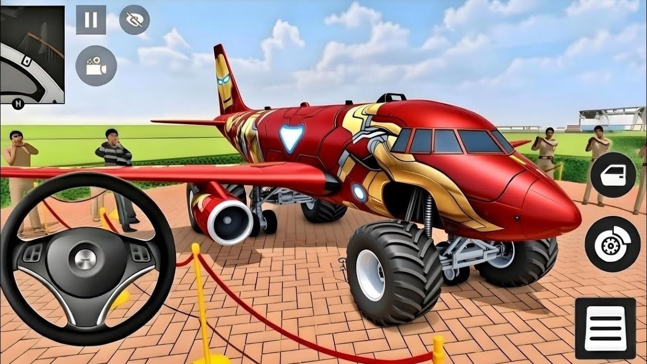 🕷️Ironman Wala Big Aroplane& Yellow Spiderman 3D Game🤩Indian Thift Auto🤑Purchase Lot's of Spiderman