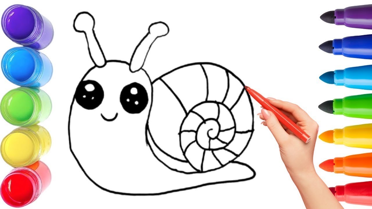 Snail drawing #. How to draw a easy snail 🐌 drawing || snail drawing step by step # 🐌 snail 