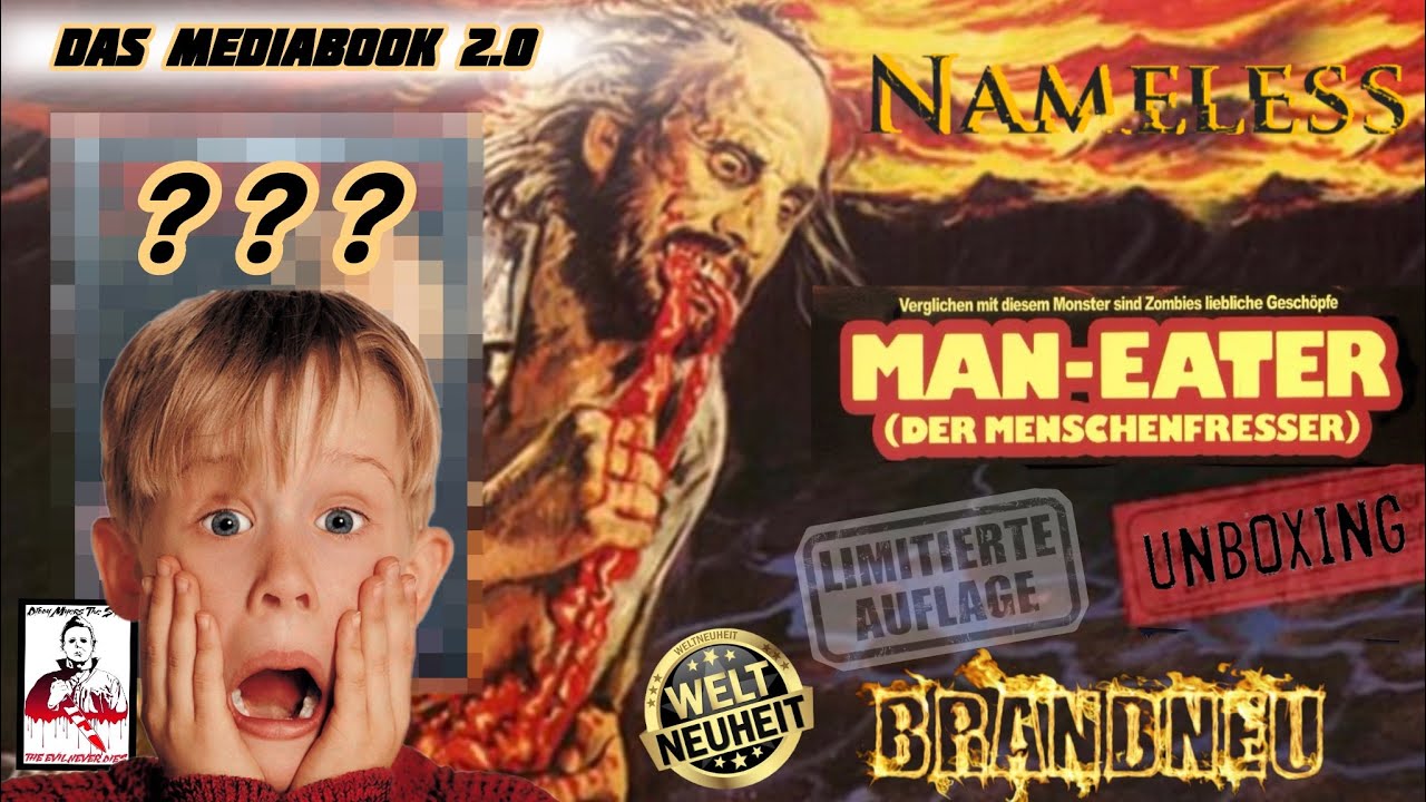 MAN-EATER 1980 von Joe D‘Amato - DAS NEUE MEDIABOOK 2.0 von Nameless Media - Cover ??? - UNBOXING 🔥