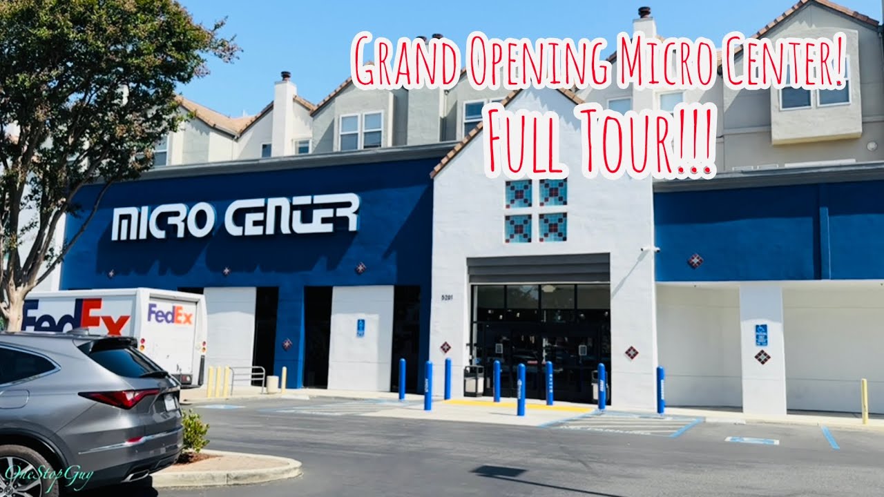 GRAND OPENING MICRO CENTER COMPUTER SUPER STORE TOUR IN SANTA CLARA CA BAY AREA!