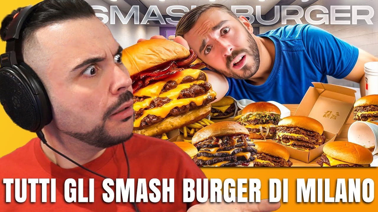 REAGISCO A: Mangio TUTTI gli SMASHBURGER di MILANO !!