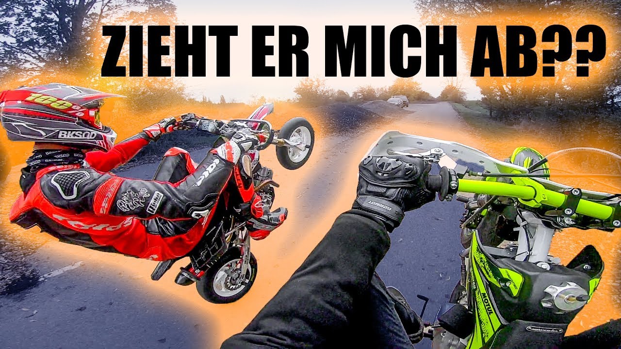 WIR MACHEN EIN ILLEGALES PITBIKE RENNEN!