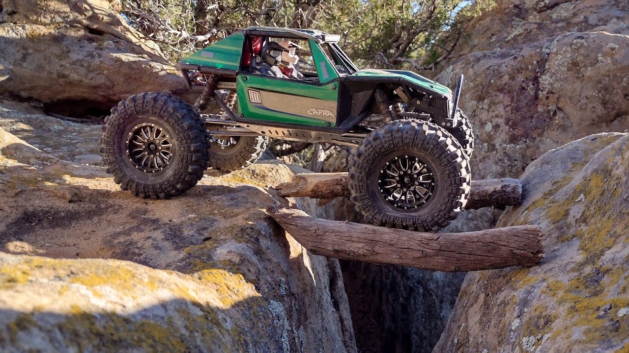 2.2x5.4 Proline Super Swamper TSL Tires!! It's a 2.2 Axial Capra!!