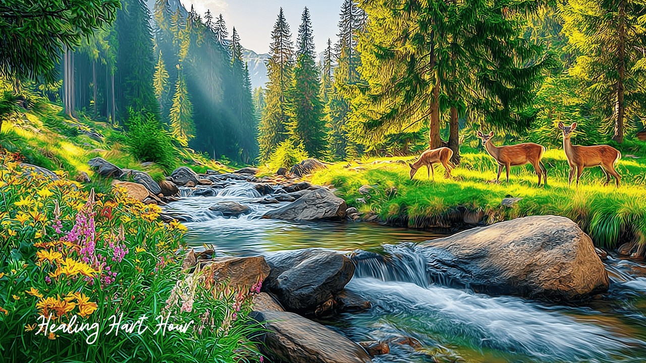 Расслабляющая музыка леса для снятия стресса 🌿 Покой и звуки природы