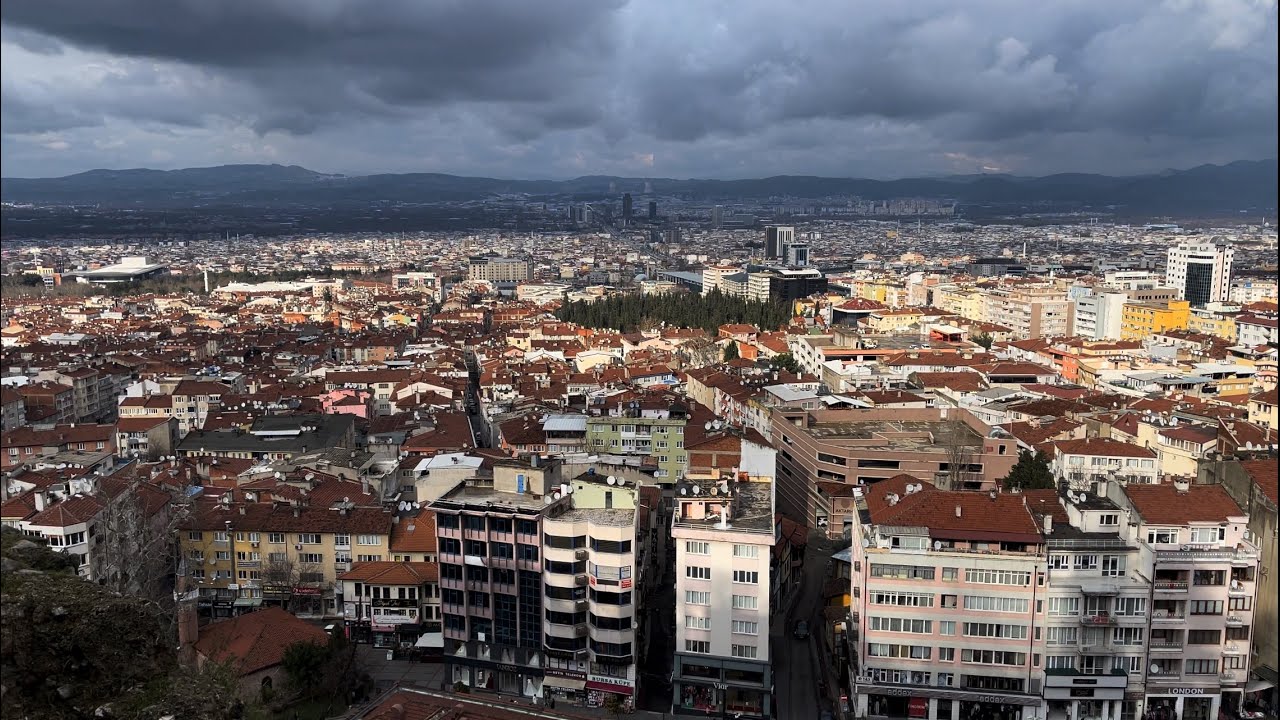 Bursa Turkey City Tour, 4K Walking Tour