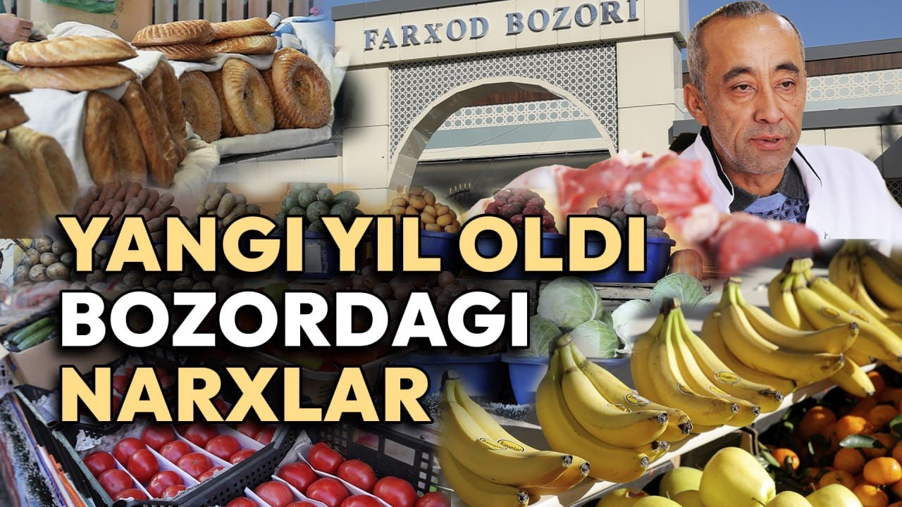 Yangi yil oldi bozorda narxlar qanday? Toshkentdagi bozordan reportaj