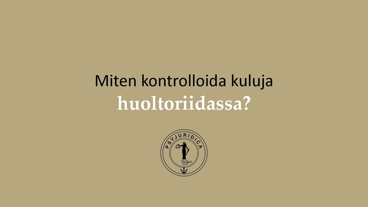 Miten kontrolloida kuluja huoltoriidassa?