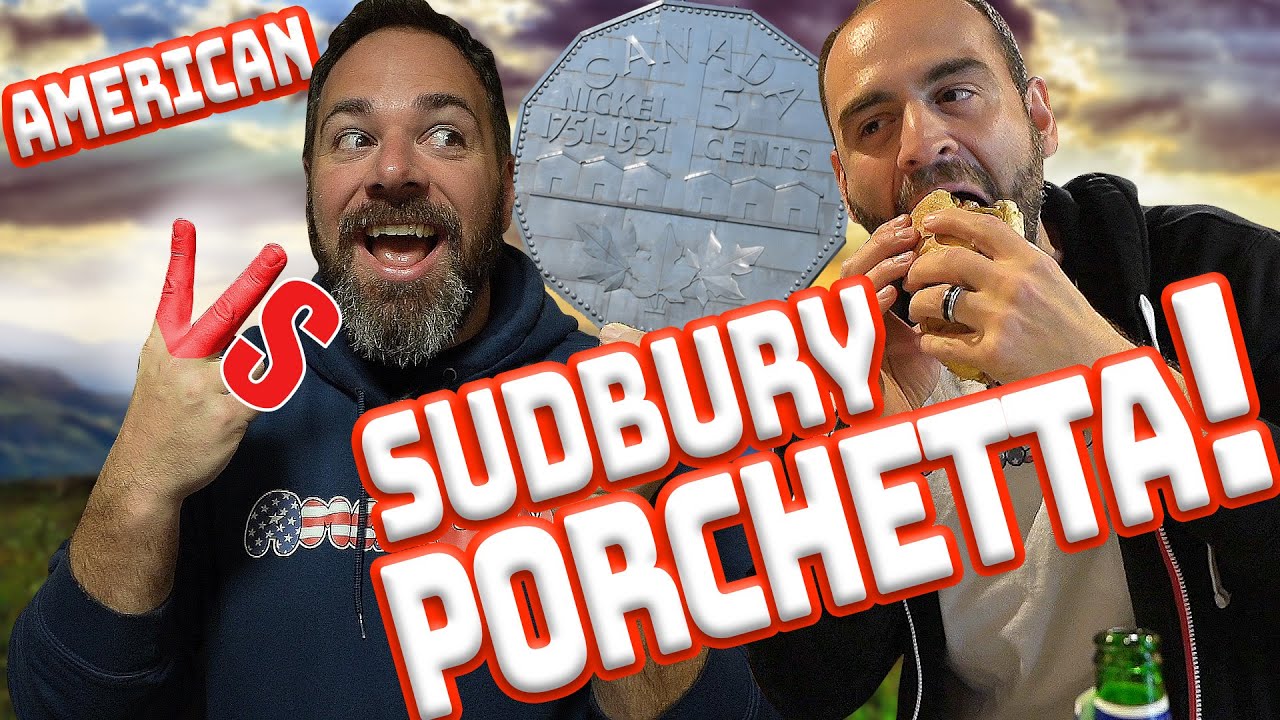 American visits SUDBURY…tries famous Porchetta sandwich (4 places in 1 night)