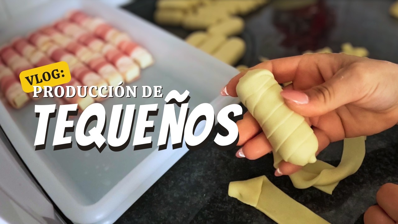 VLOG: Así es un día de Producción de Tequeños🎥​ |  Tequeños de Bacon + Tequeños de Guayaba