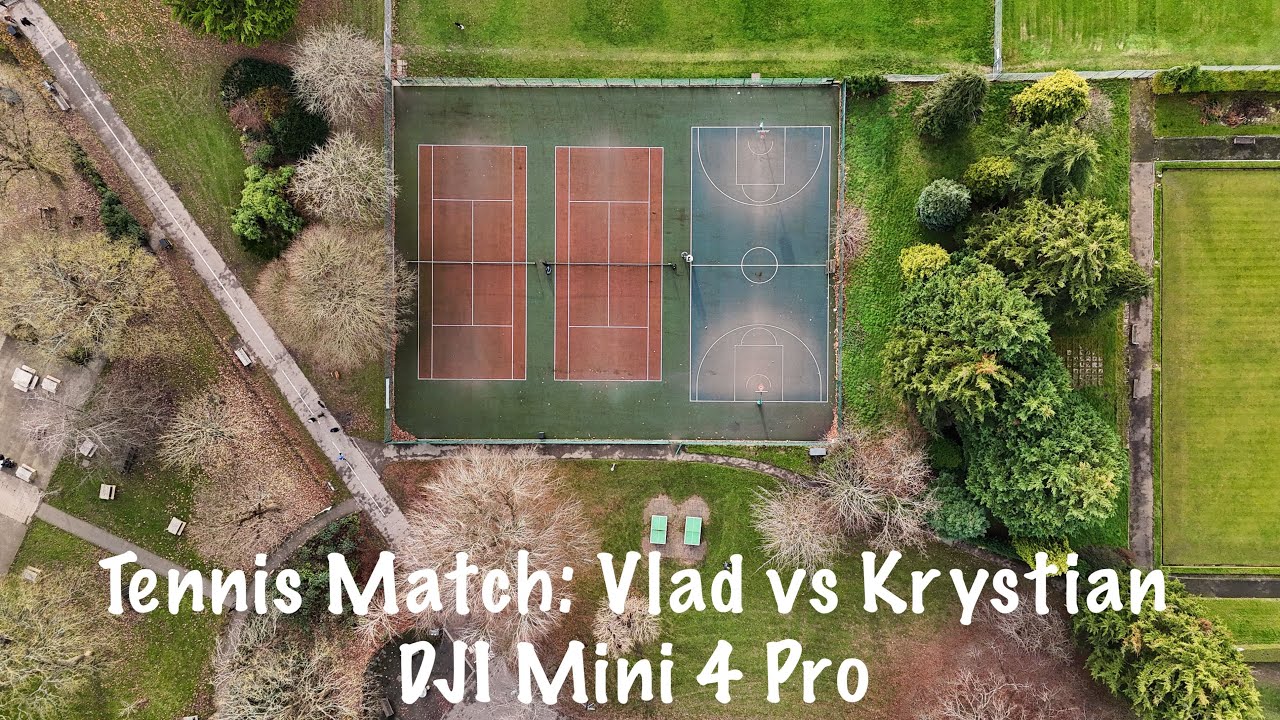 Recreational Tennis - DJI Mini 4 Pro #4k #tennis #sports #london #viralvideo #dji