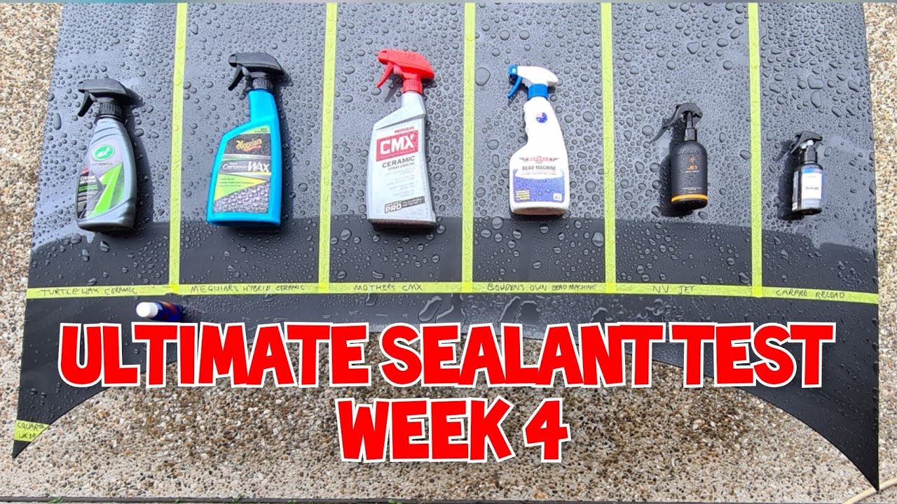 Ultimate Spray Sealant Test 4 Week Update Turtle Wax vs Meguiars vs Mothers v Bowdens v NV vs Carpro