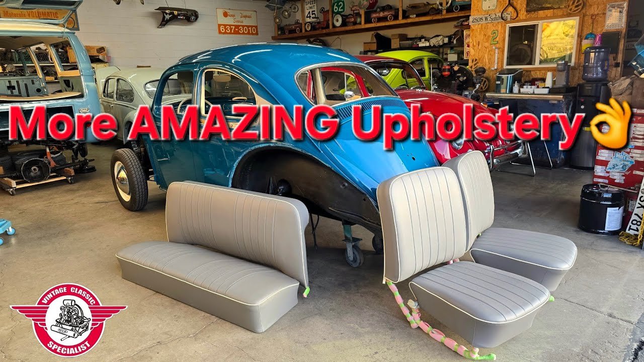 Ежедневные обновления от мастерской VCS Vintage VW Restoration, эпизод 572, Потрясающая обивка дл...