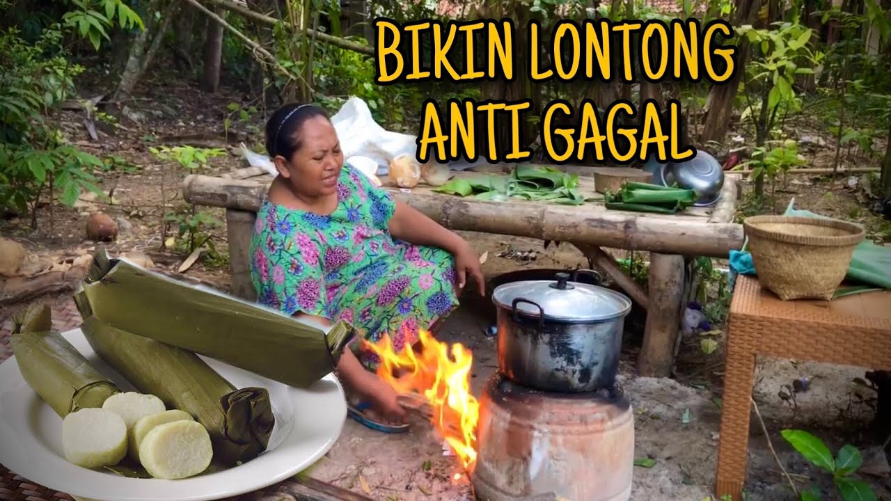 TUTORIAL BIKIN LONTONG ANTI GAGAL || KARO MASAKNO LEK SEH LUR