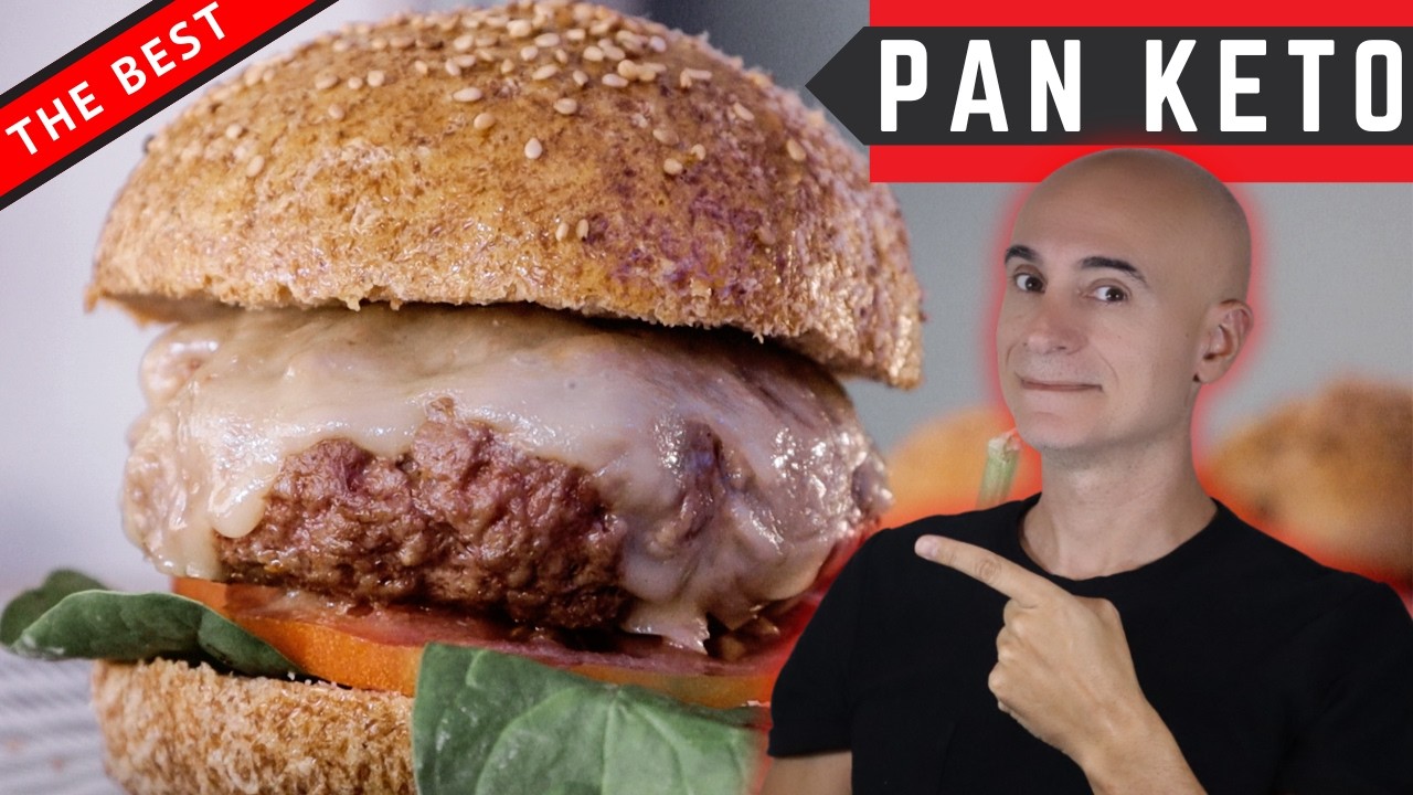 El Mejor Pan Keto para Hamburguesas ¡Esponjoso y Fácil!
