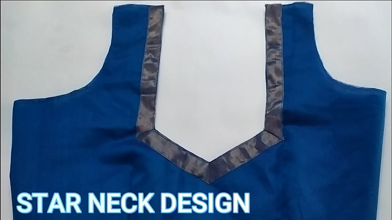 Star neck blouse design | How To Cutting  and Stitching latest Star Neck