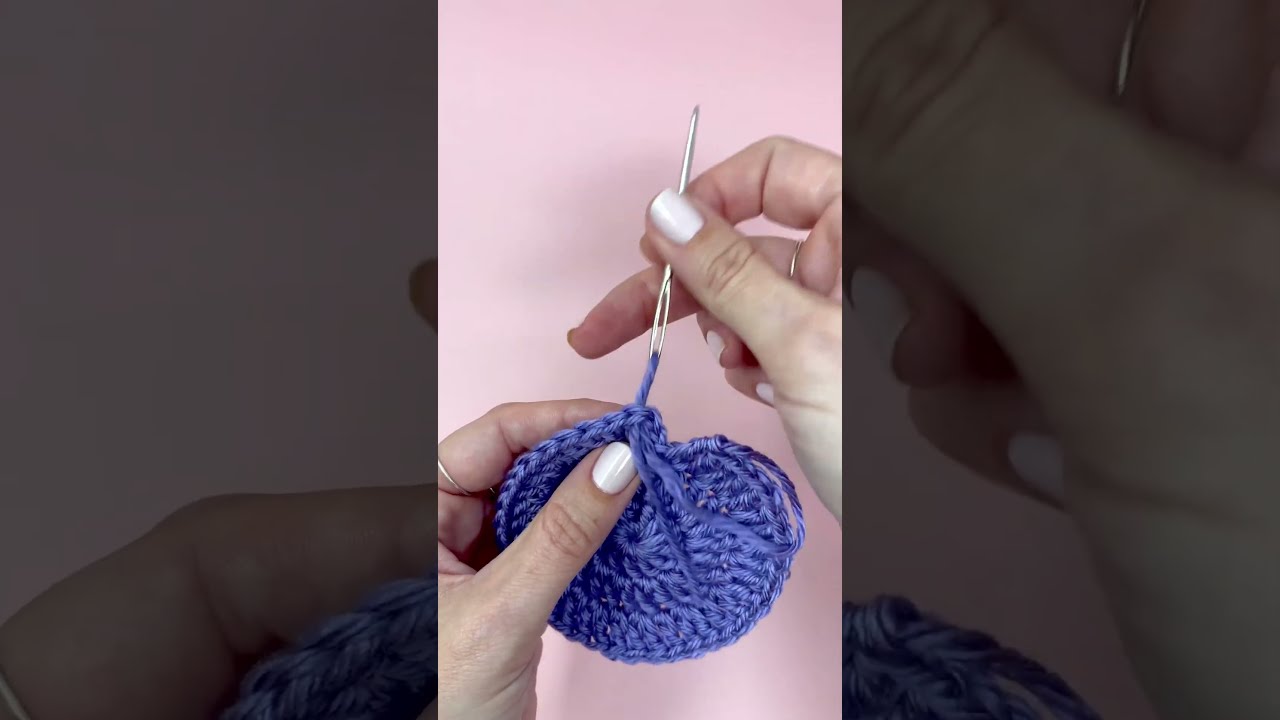 How to Crochet the Invisible Fasten-Off | Clean Finish Tutorial