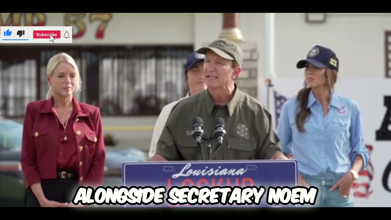 Noem & Bondi Launch Controversial &lsquo;Camp 47&rsquo; ICE Detention Center in Louisiana