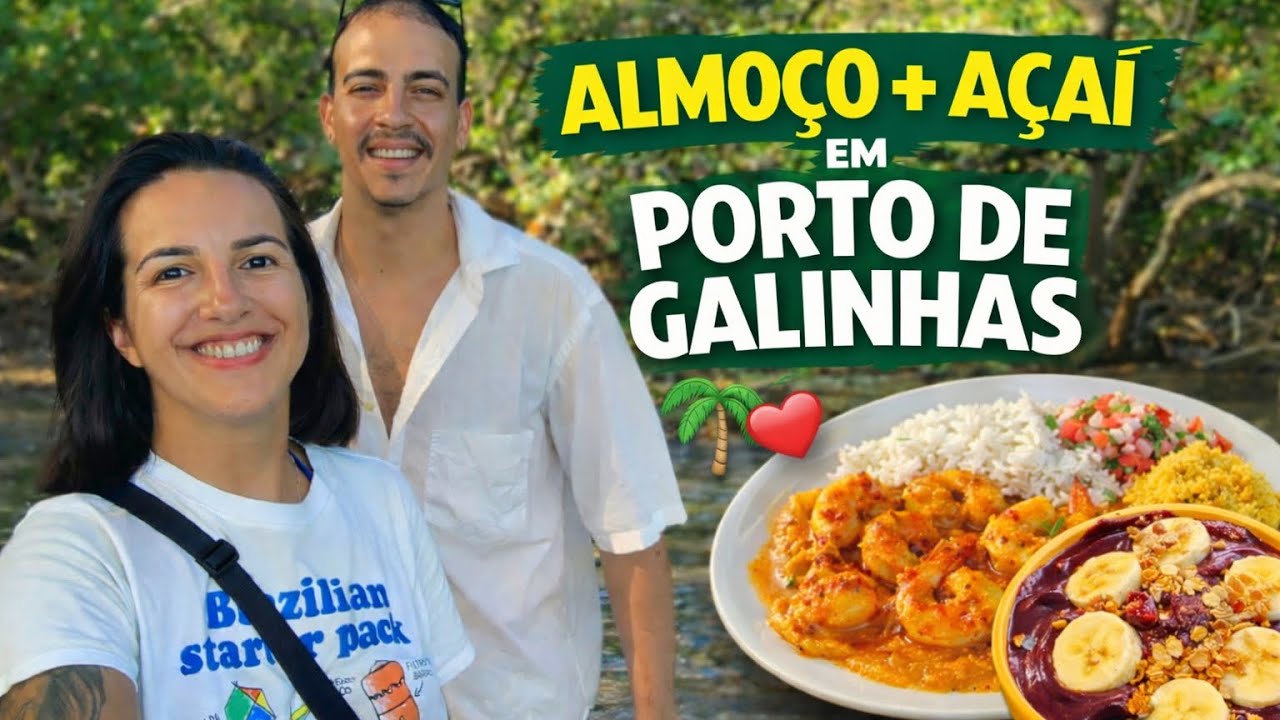 ALMOÇAMOS EM PORTO DE GALINHAS + AÇAÍ NA LUA DE MEL 🌴