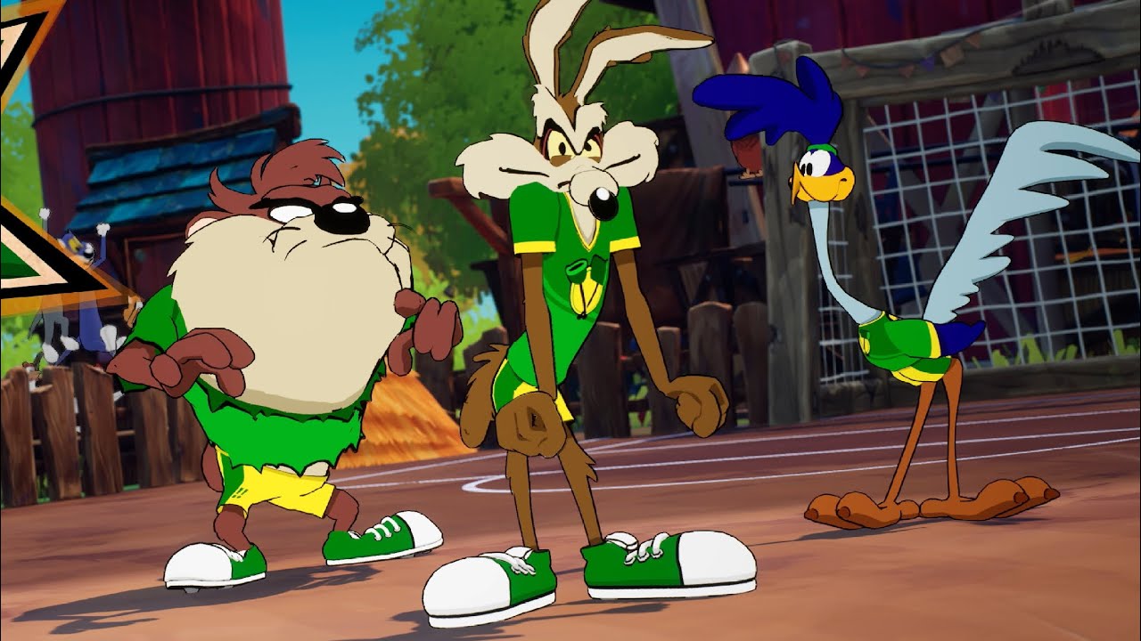 WILE E.COYOTE & ROAD RUNNER & TASMANIAN DEVIL VS DAFFY DUCK & LOLA BUNNY & PORKY PIG - SOCCER