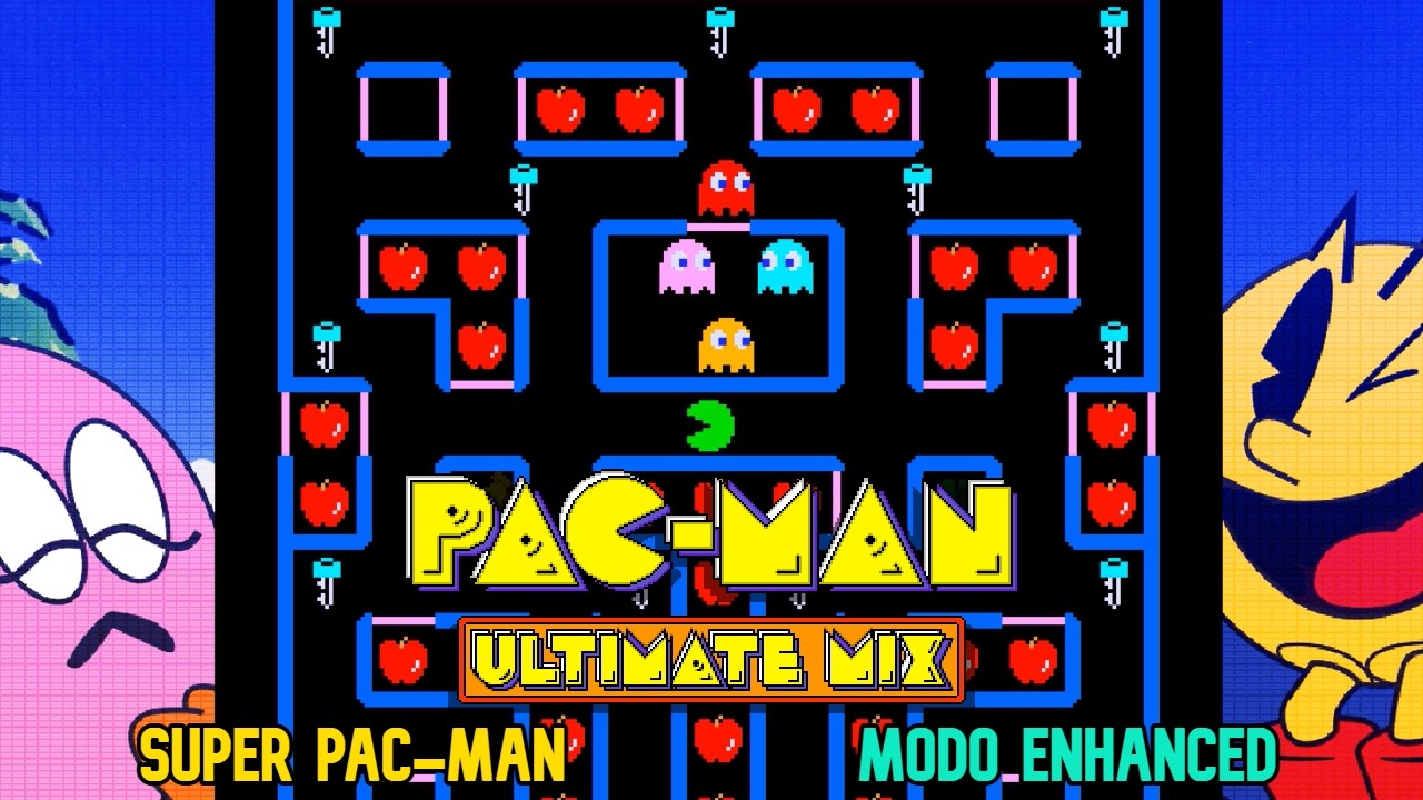 Pac-Man Ultimate Mix Super Pac-Man Modo Enhanced