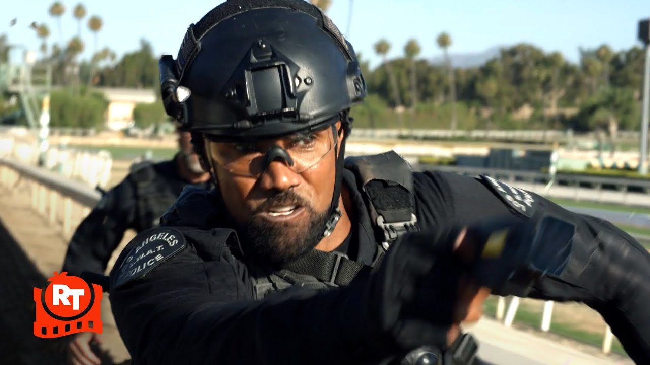 S.W.A.T. - Cartel Racetrack Attack (S2E2) | Movieclips