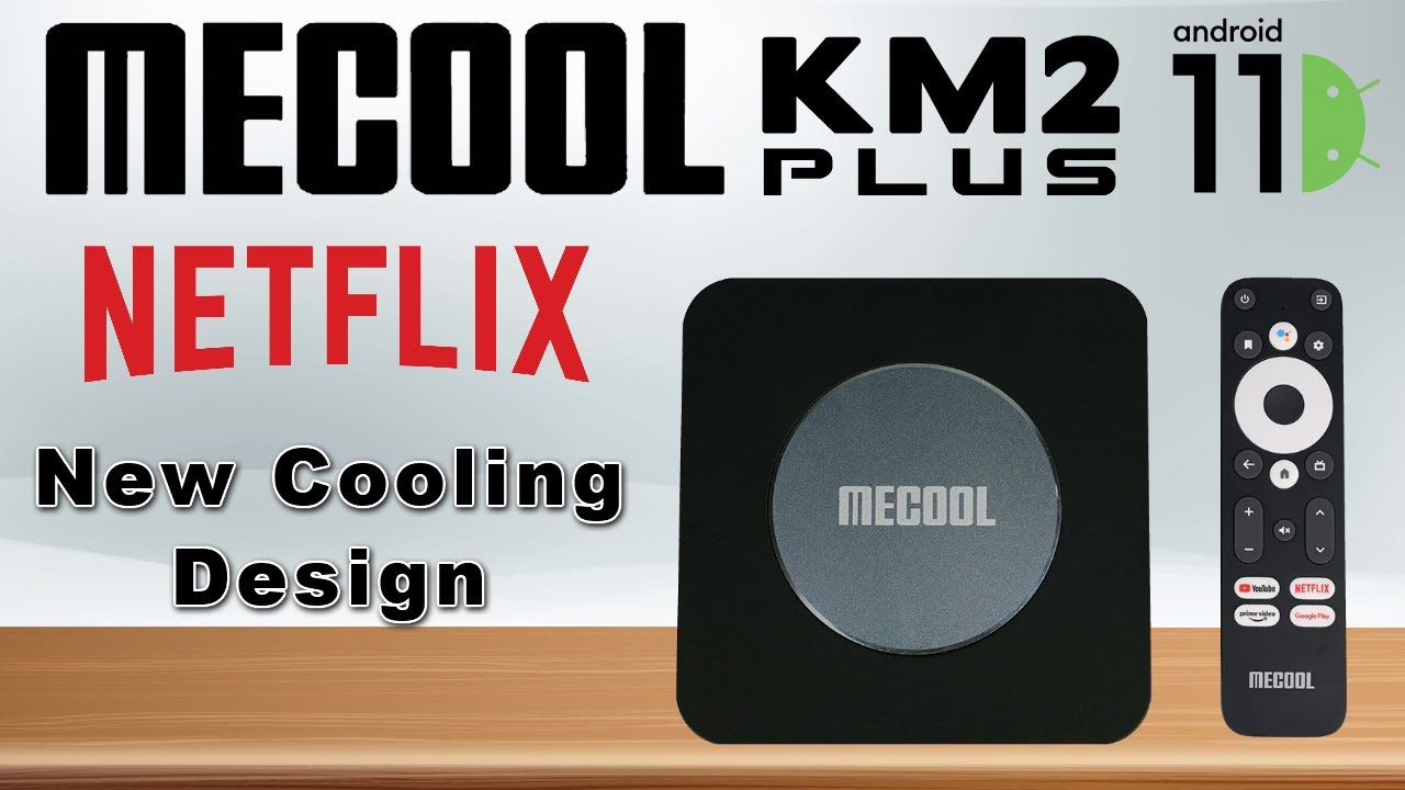 Сертифицированная телевизионная приставка Mecool KM2 Plus для Netflix