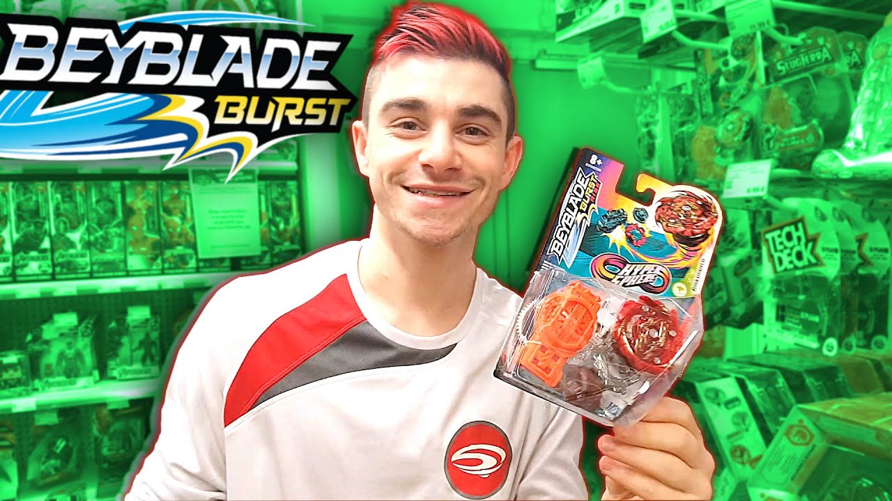 Une Bushin Ashindra A5 ROUGE ?! Chasse aux toupies Beyblade Burst Rise