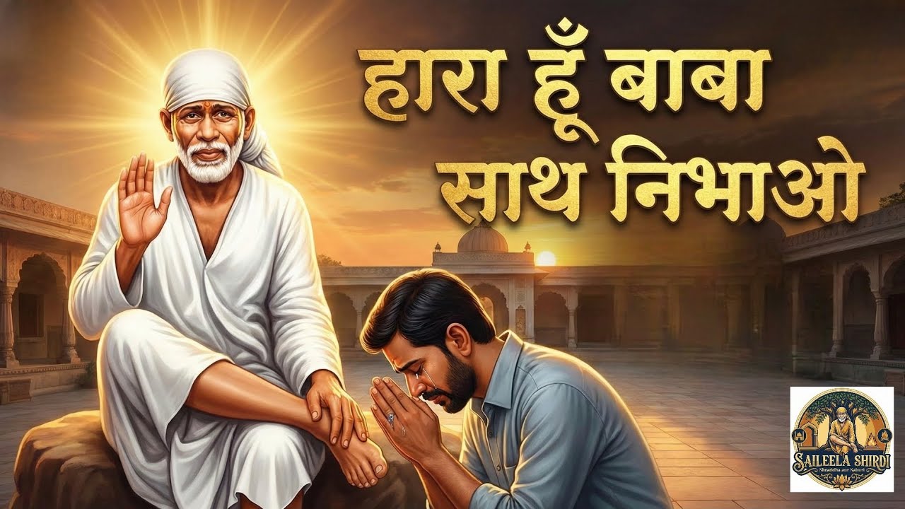 !! 🌿 हारा हूँ बाबा साथ निभाओ !! Saibaba||Saileela Shirdi || Sai Bhajan || #Saibaba #saileelashirdi 