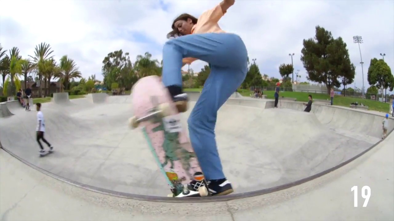 100 Kickflips in the Adidas Lucas Premiere ADV with Nora Vasconcellos