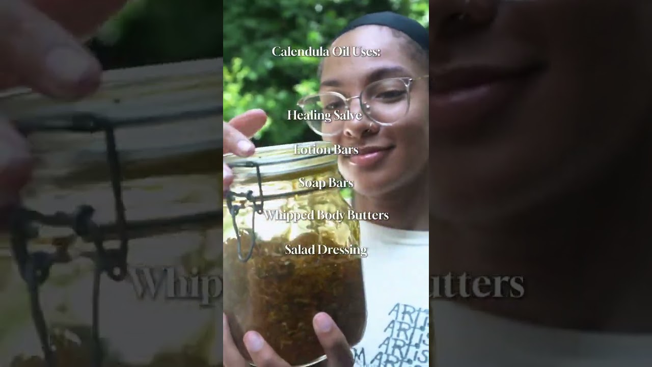 the benefits of calendula Oil is endless #calendula #diyskincare  #herbalism #herbalmedicine