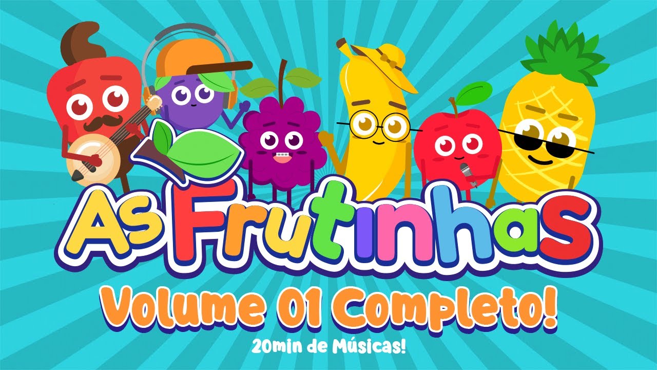 As Frutinhas | Coletânea de Músicas Infantis Vol. 1 - Completo 🍎🐑🐶⏰