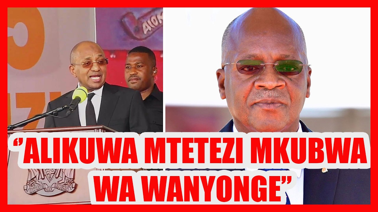 HOTUBA YA RAIS MWINYI KWA MAGUFULI ''ALIKUWA MTETEZI WA WANYONGE''