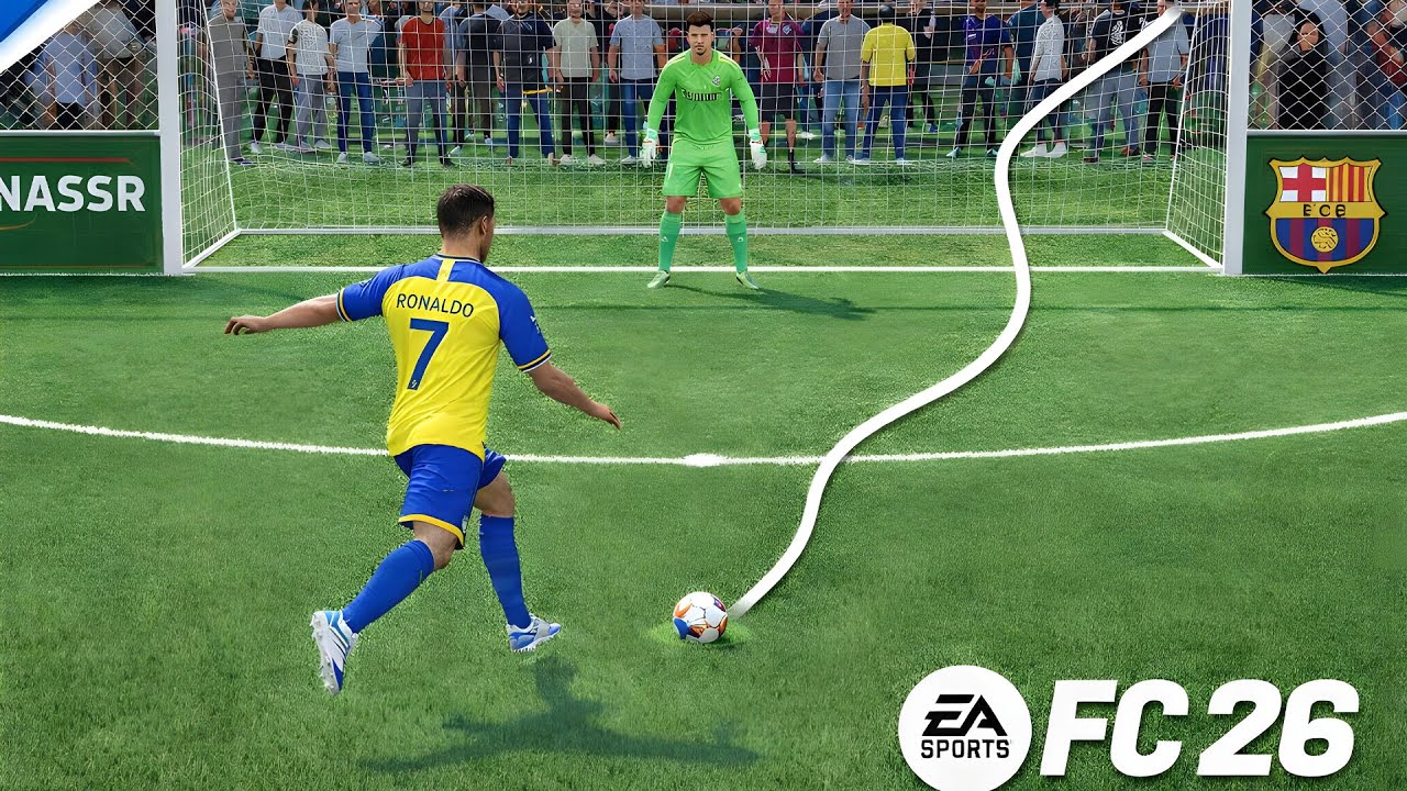 Ronaldo vs Yamal 🔥 Al Nassr vs Barcelona | Penalty Shootout | FC 26 PS5