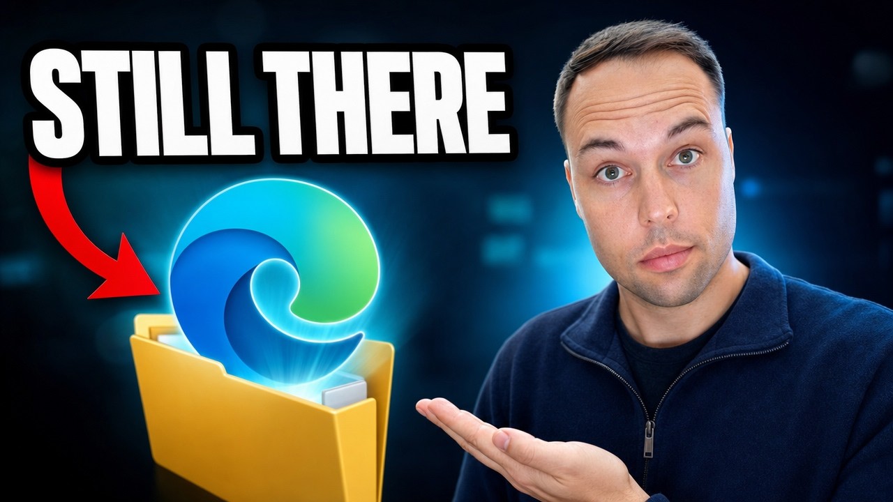 Microsoft Hides a FULLY WORKING Edge Browser After You 'Uninstall' It