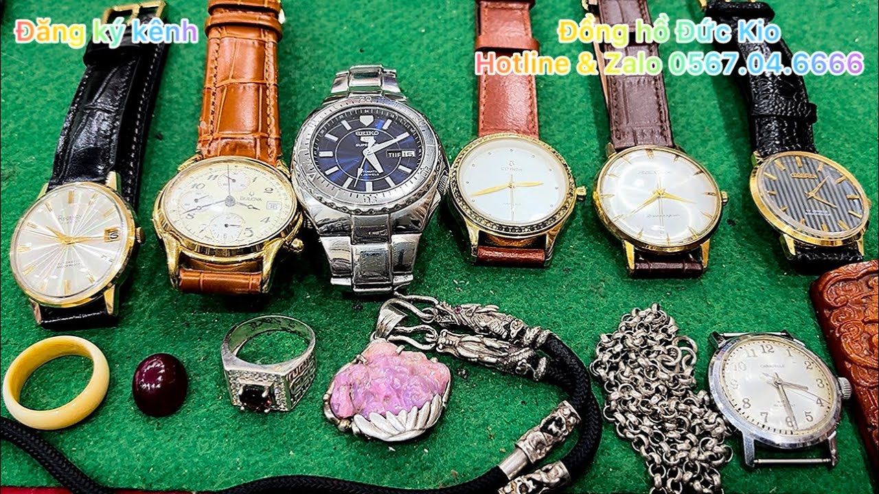 Ngày 27/1/2026 Đỉnh cao siêu phẩm đồng hồ trang sức, kính mắt ngoại, đá quý phong thuỷ nhẫn bạc❤️