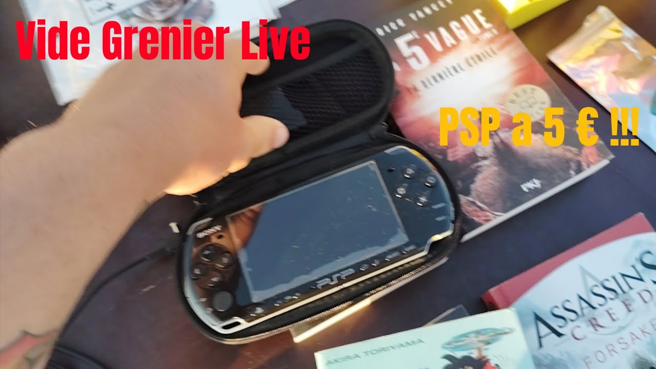 Vide Grenier Live 28/07/2024 Une PSP a 5€ !!!
