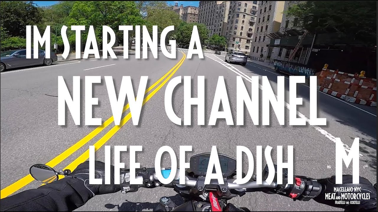 I'm Starting a New Channel! Life of a Dish. My New Project on my Ducati Monster 821