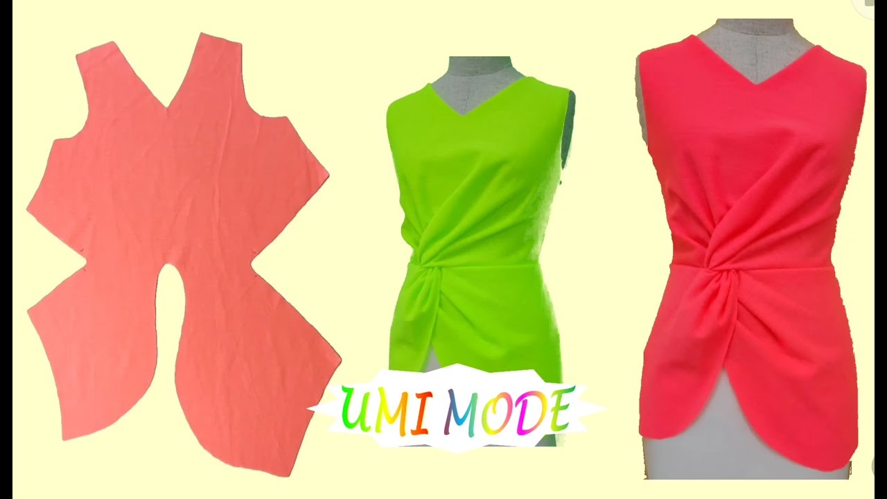 U51 - Twist Waist Top - Áo Xoắn Eo