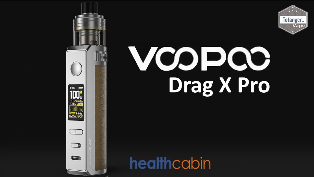 Voopoo Drag X Pro 100W Pod Mod Kit - HealthCabin - Обзор Vape - Распаковка