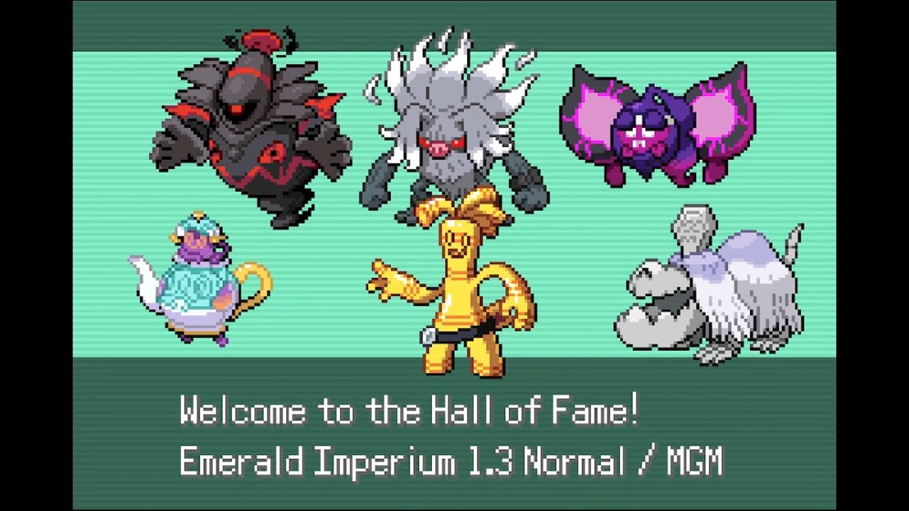 Монотип Emerald Imperium Ghost (Elite 4 и Champion)